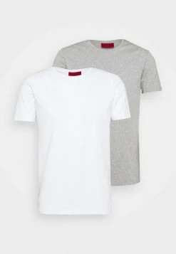Meilleur prix 🌟 HUGO ROUND 2 PACK - T-shirt Basique - White/grey 👏 -HUGO Sales 00e7c80a8c064bef8bf916c3d6efc76d