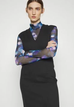 Remise 🔥 HUGO KEMANDA - Robe En Jersey - Black 🤩 -HUGO Sales 011922cb477641b6aea7b483f93ea9f6