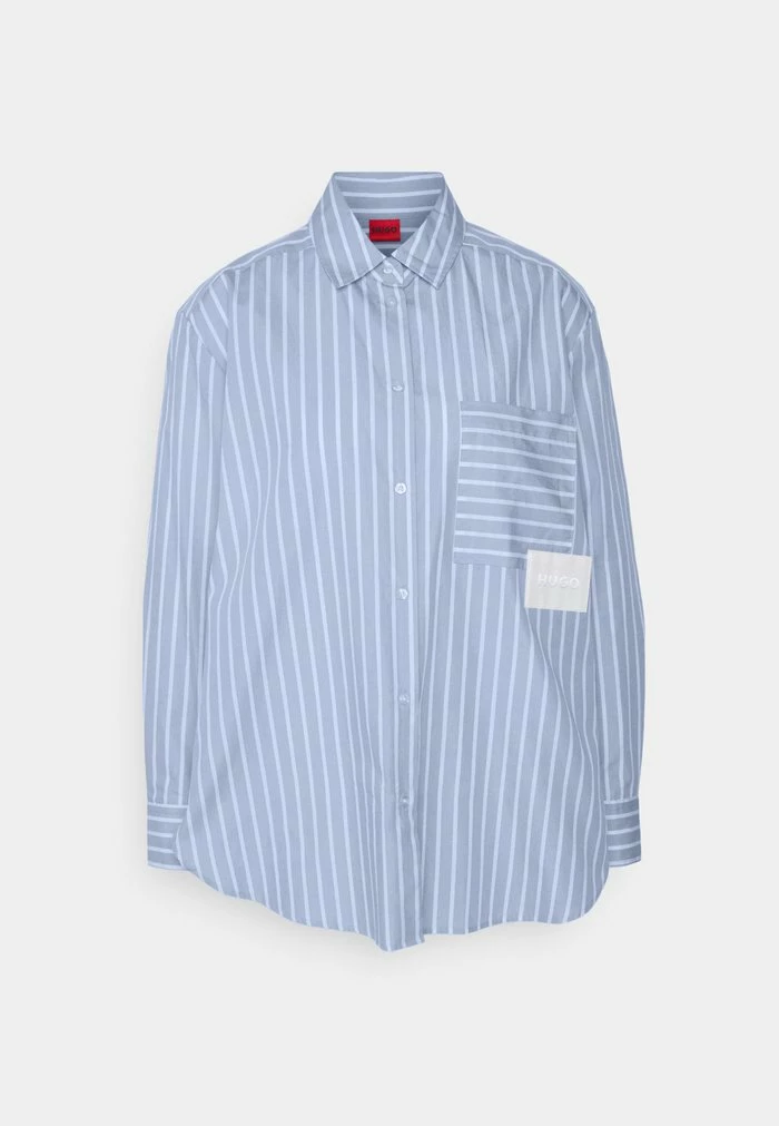 Budget 👍 HUGO ELODINA - Blouse - Medium Blue 🥰 5 Budget 👍 HUGO ELODINA - Blouse - Medium Blue 🥰 – Image 5