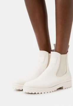 Remise 👍 HUGO TABITA RAIN BOOTIE - Bottes En Caoutchouc - Off-white ✨