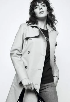 Meilleure affaire 🥰 HUGO MAKARAS - Trench - Medium Beige 🌟 -HUGO Sales 06eb2293e46449b5a7978632616aca71