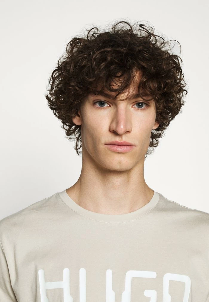 Le moins cher ❤️ HUGO DOLIVE - T-shirt Imprimé - Medium Beige ⭐ 5 Le moins cher ❤️ HUGO DOLIVE - T-shirt Imprimé - Medium Beige ⭐ – Image 5