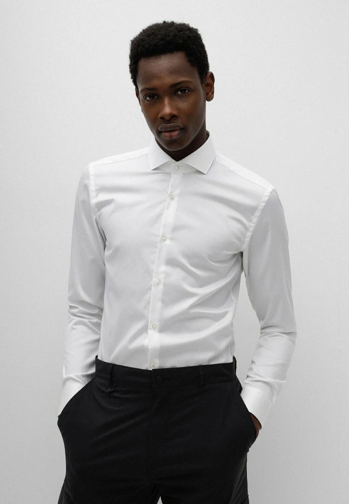 De gros ⭐ HUGO KASON - Chemise Classique - Open White 🔥 1 De gros ⭐ HUGO KASON - Chemise Classique - Open White 🔥