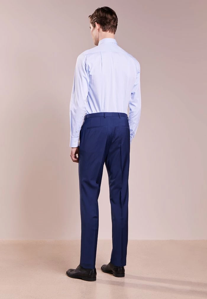 Tout neuf ⌛ HUGO SIMMONS - Pantalon De Costume - Medium Blue 🛒 3 Tout neuf ⌛ HUGO SIMMONS - Pantalon De Costume - Medium Blue 🛒 – Image 3