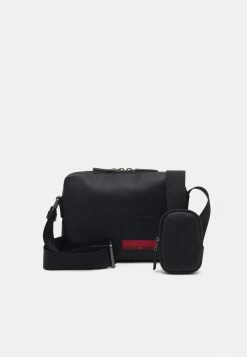 Le moins cher 💯 HUGO RILEY MESSENGER UNISEX - Sac Bandoulière - Black 💯