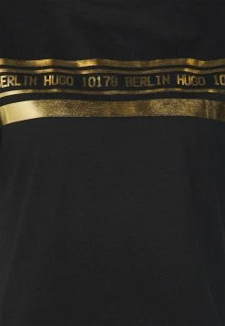 Le moins cher ✨ HUGO THE BOXY TEE - T-shirt Imprimé - Black 🔥 -HUGO Sales 095bc78179ec4b0f9afd5f586caf8e58