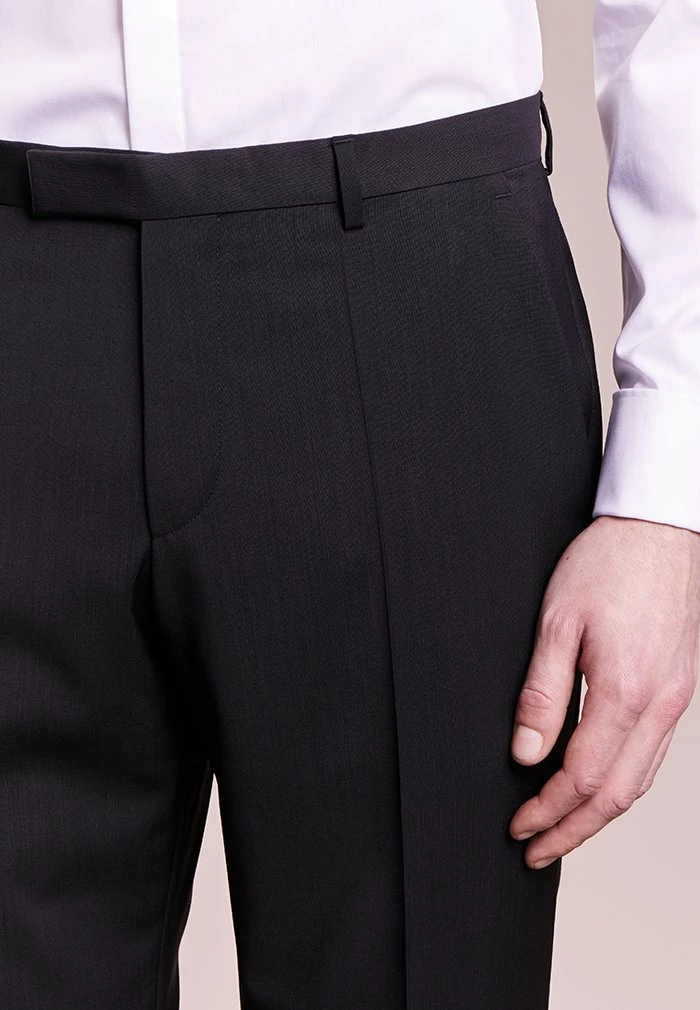 Top 10 🥰 HUGO SIMMONS - Pantalon De Costume - Black 😍 4 Top 10 🥰 HUGO SIMMONS - Pantalon De Costume - Black 😍 – Image 4