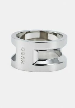 Budget 🎁 HUGO Bague - Silver-coloured ✔️ -HUGO Sales 0e54b8a078494f7ab6717383155b221e