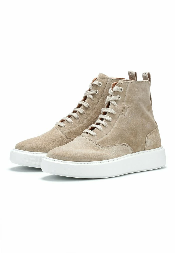 Sortie 🔔 HUGO QUIVER - Bottines à Lacets - Beige ✨ 3 Sortie 🔔 HUGO QUIVER - Bottines à Lacets - Beige ✨ – Image 3