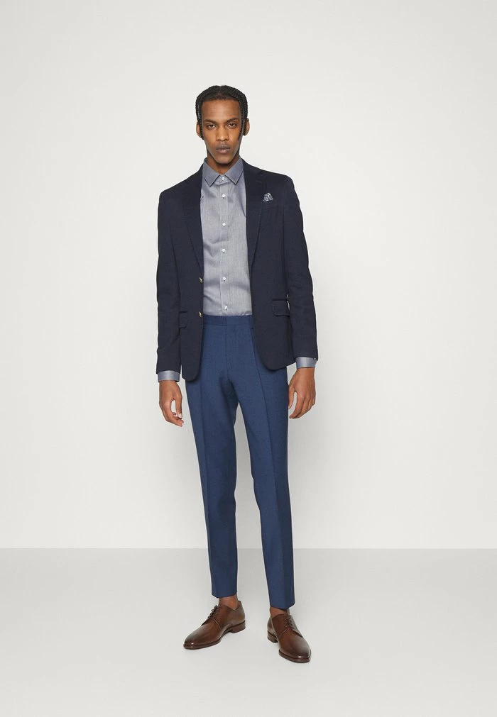 Top 10 🎁 HUGO ELISHA - Chemise Classique - Navy 🔥 2 Top 10 🎁 HUGO ELISHA - Chemise Classique - Navy 🔥 – Image 2