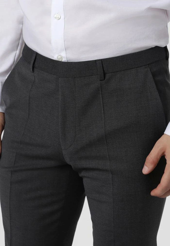 Bon marché ✔️ HUGO HESTEN - Pantalon De Costume - Anthrazit 😍 3 Bon marché ✔️ HUGO HESTEN - Pantalon De Costume - Anthrazit 😍 – Image 3