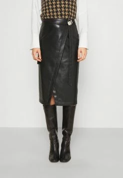 Meilleur prix ✔️ HUGO REMALI - Jupe Portefeuille - Black 🤩