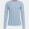 Top 10 😀 HUGO SWEAVER - Pullover - Medium Blue 🥰