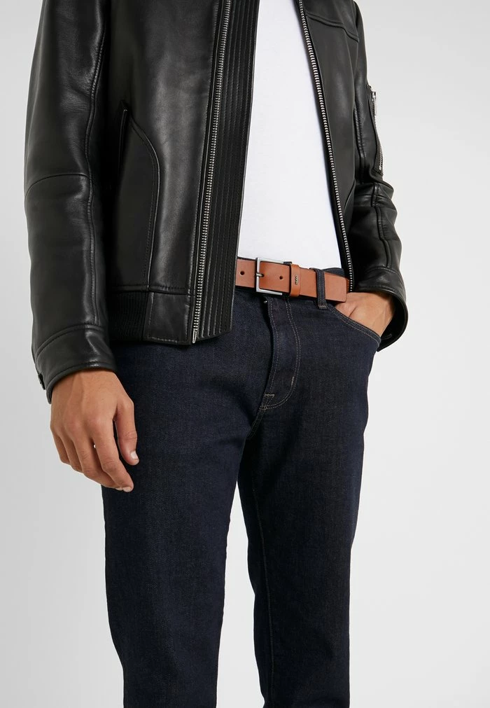 Nouveau 🌟 HUGO GIOVE - Ceinture - Medium Brown ✨ 2 Nouveau 🌟 HUGO GIOVE - Ceinture - Medium Brown ✨ – Image 2