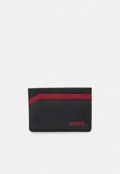 Meilleure affaire ✔️ HUGO SUBWAY CARD UNISEX - Portefeuille - Black 🔔