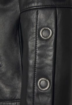 Sortie ✨ HUGO LISAKA - Veste En Cuir - Black 😍 14 Sortie ✨ HUGO LISAKA - Veste En Cuir - Black 😍 -HUGO Sales 111450c9e157487094f7130f513d02c3
