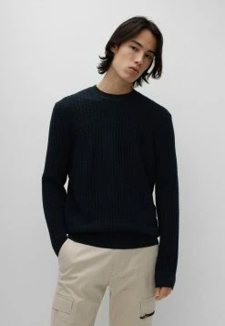 Remise ✨ HUGO STRUCTURO - Pullover - Black 🔔