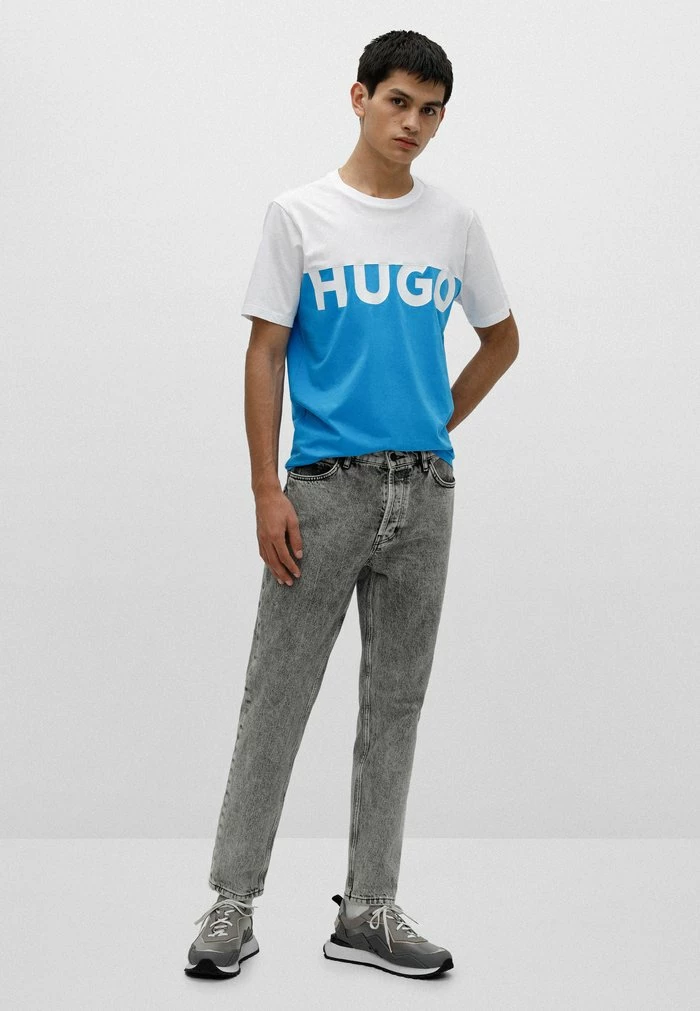Bon marché 🥰 HUGO DAKOTUS - T-shirt Imprimé - Blue ⭐ 2 Bon marché 🥰 HUGO DAKOTUS - T-shirt Imprimé - Blue ⭐ – Image 2