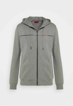 Le moins cher 👍 HUGO DAPIE - Sweat à Capuche Zippé - Open Grey ✔️ -HUGO Sales 1430b1fc18e745d099bfc48a88d0f3ea