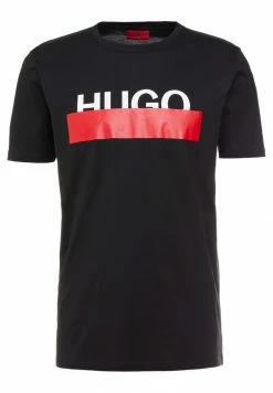 Nouveau 🎁 HUGO DOLIVE - T-shirt Imprimé - Black 🤩 -HUGO Sales 15f73d84f43f4546bc7826cf03e3e408