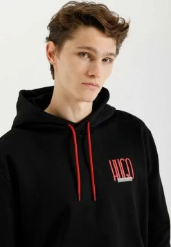 Vente flash 👏 HUGO DUNDERBIRD - Sweat à Capuche - Black 🎉 -HUGO Sales 1694df72571d41759d6e166144d95e7a