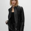 Acheter ✔️ HUGO LADIAS - Veste En Cuir - Black 💯