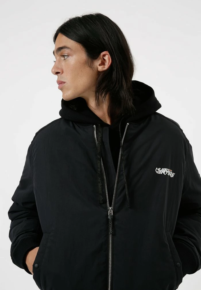 Meilleure vente 🔔 HUGO BERTERE - Blouson Bomber - Black 🤩 4 Meilleure vente 🔔 HUGO BERTERE - Blouson Bomber - Black 🤩 – Image 4