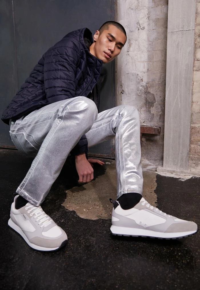 Bon marché 🧨 HUGO ICELIN - Baskets Basses - Light/pastel Grey 🎉 4 Bon marché 🧨 HUGO ICELIN - Baskets Basses - Light/pastel Grey 🎉 – Image 4