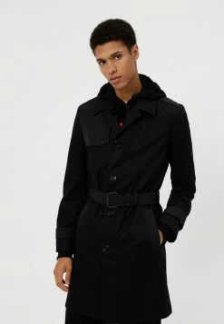 Grosses soldes 🔔 HUGO MELTON - Trench - Black 😉