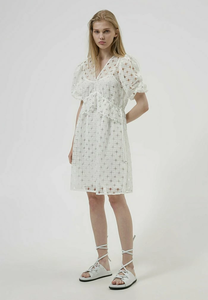 Nouveau 🤩 HUGO Robe De Soirée - Natural 🌟 2 Nouveau 🤩 HUGO Robe De Soirée - Natural 🌟 – Image 2