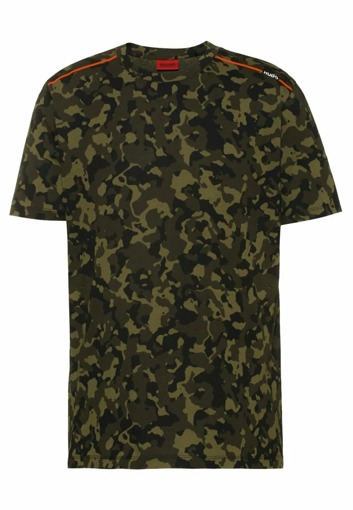 Tout neuf 😍 HUGO T-shirt Imprimé - Dark Green ⌛ 5 Tout neuf 😍 HUGO T-shirt Imprimé - Dark Green ⌛ – Image 5