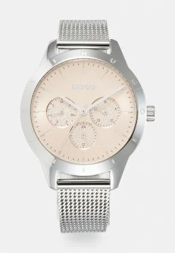 Le moins cher 👍 HUGO FRIEND - Montre à Aiguilles - Silver-coloured ❤️