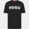 Meilleur prix 🔔 HUGO DULIVIO - T-shirt Imprimé - Black 🥰