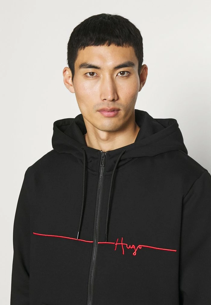 Tout neuf 🎁 HUGO Sweat à Capuche - Black ⌛ 4 Tout neuf 🎁 HUGO Sweat à Capuche - Black ⌛ – Image 4