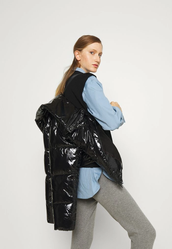 Nouveau ❤️ HUGO FARY - Veste D'hiver - Black ✨ 4 Nouveau ❤️ HUGO FARY - Veste D'hiver - Black ✨ – Image 4