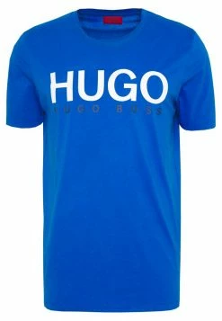 Tout neuf ✔️ HUGO DOLIVE - T-shirt Imprimé - Bright Blue ⌛ -HUGO Sales 1d70df644d72461cbe6dd2d4c14e629e