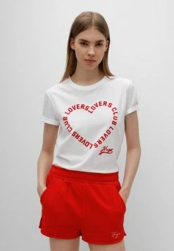 Promo 🛒 HUGO DIBIUSA - T-shirt Imprimé - White 😍