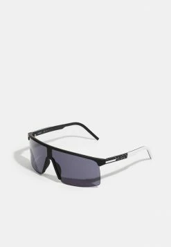 Sortie 💯 HUGO Lunettes De Soleil - Matt Black/white 👍