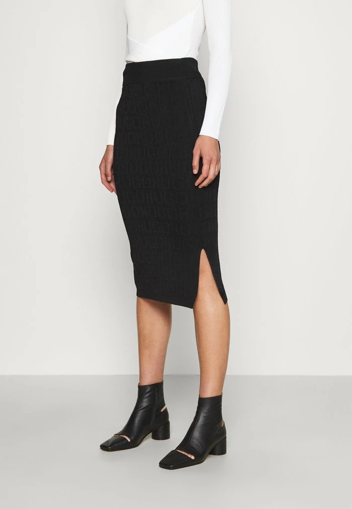 Sortie 🎁 HUGO SAMENA - Jupe Crayon - Black 🧨 4 Sortie 🎁 HUGO SAMENA - Jupe Crayon - Black 🧨 – Image 4