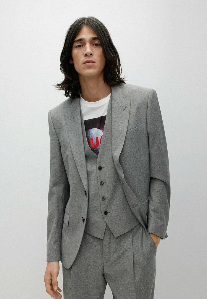 Remise 🎁 HUGO HENRY/GETLIN - Costume - Silver 😉 2 Remise 🎁 HUGO HENRY/GETLIN - Costume - Silver 😉 – Image 2