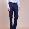 Tout neuf ⌛ HUGO SIMMONS - Pantalon De Costume - Medium Blue 🛒