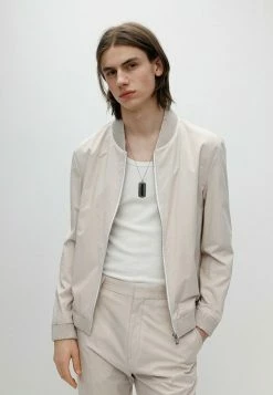 Grosses soldes 🎉 HUGO UKASHI - Blouson Bomber - Light Beige 🔥