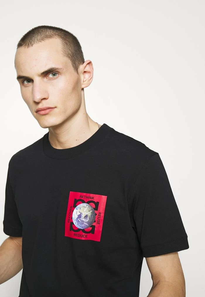 Vente flash đ€© HUGO DRINGSTEEN - T-shirt Imprimé - Black â 4 Vente flash đ€© HUGO DRINGSTEEN - T-shirt Imprimé - Black â â Image 4