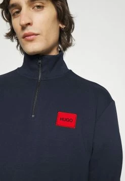 Nouveau 🥰 HUGO DURTY - Sweatshirt - Dark Blue 😍 -HUGO Sales 2304ff34822c4965be84684de16861d7
