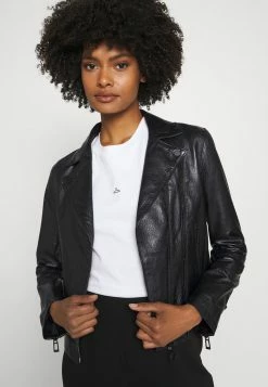 Vente flash 🤩 HUGO LOVERI - Veste En Cuir - Black 🔔 -HUGO Sales 236138a4731049c4a3f88596b4c80c91