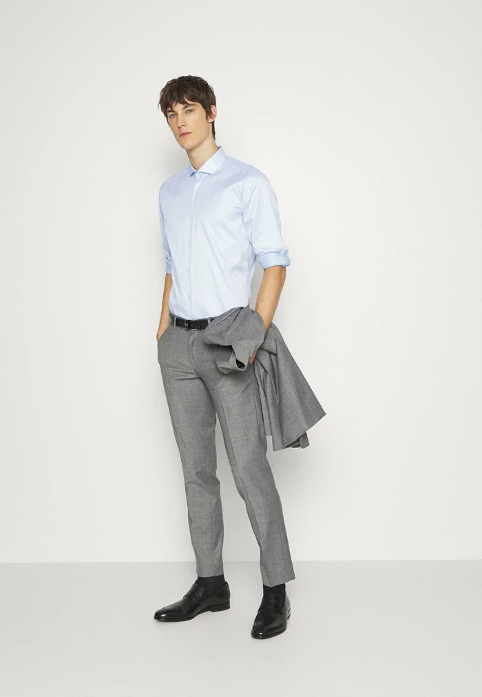 Budget 🔔 HUGO ERRIK - Chemise Classique - Light/pastel Blue 🥰 2 Budget 🔔 HUGO ERRIK - Chemise Classique - Light/pastel Blue 🥰 – Image 2