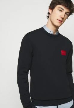 Remise ✨ HUGO SAN CLAUDIO - Pullover - Navy 💯 -HUGO Sales 24d36e52674449edadaee5384810a2bb