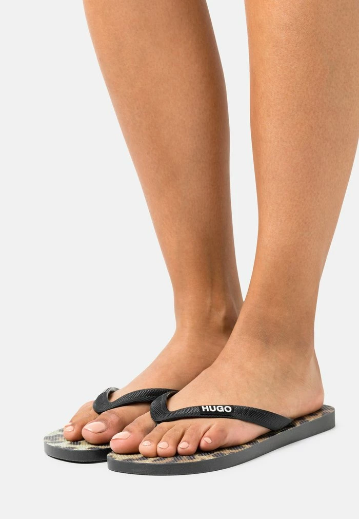 Promo 🎉 HUGO ONFIRE - Tongs - Black ⌛ 1 Promo 🎉 HUGO ONFIRE - Tongs - Black ⌛