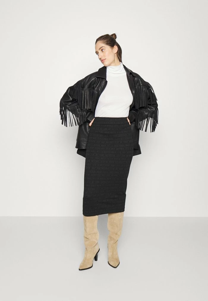 Tout neuf ⌛ HUGO NADYENKA - Jupe Crayon - Black 🎁 2 Tout neuf ⌛ HUGO NADYENKA - Jupe Crayon - Black 🎁 – Image 2