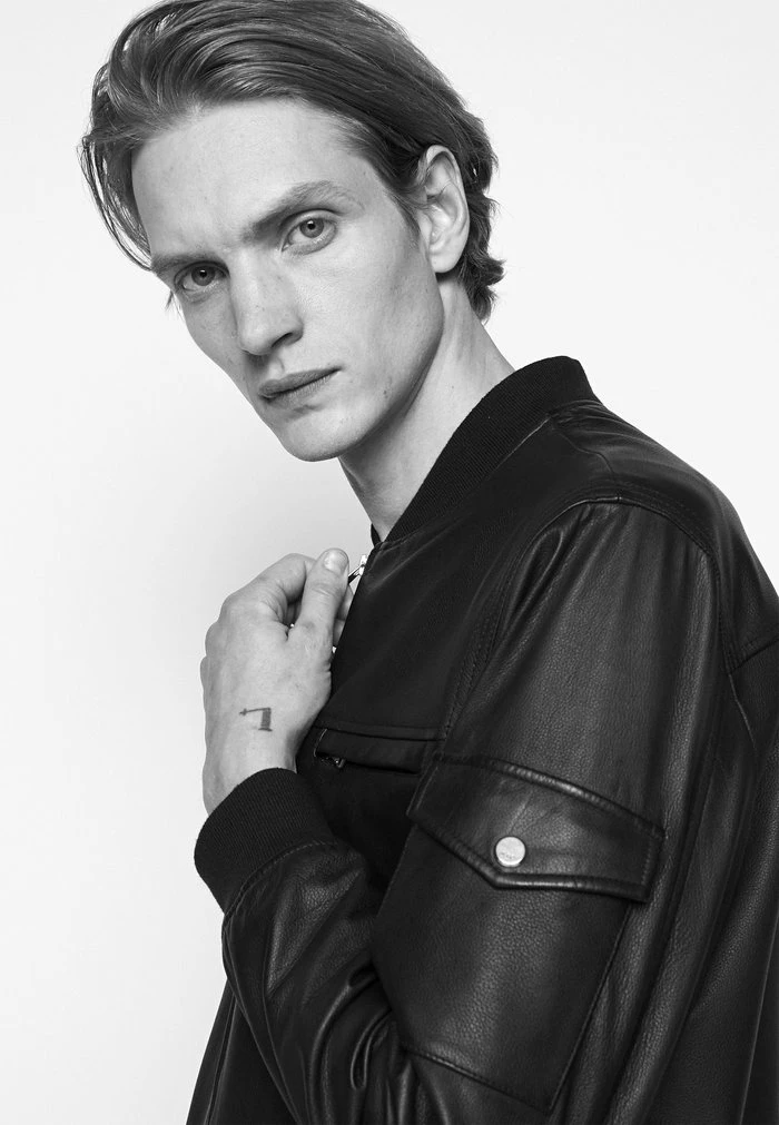 Promo 💯 HUGO LIVIUS - Veste En Cuir - Black 🎉 5 Promo 💯 HUGO LIVIUS - Veste En Cuir - Black 🎉 – Image 5